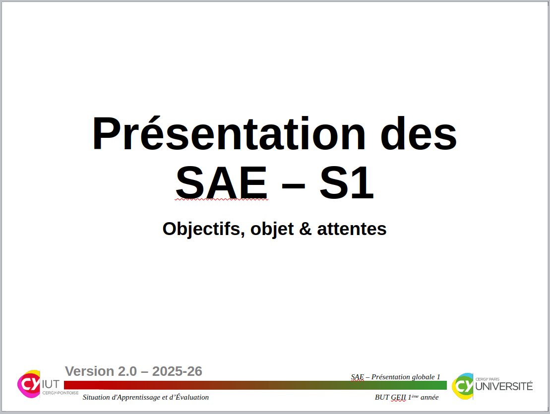 Présentation de la SAE orchestrion